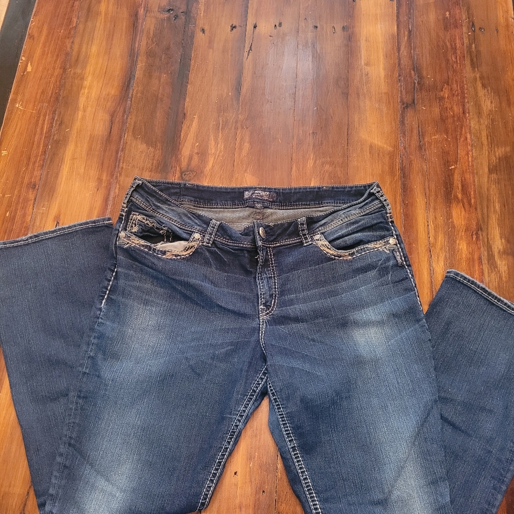 Silver jeans